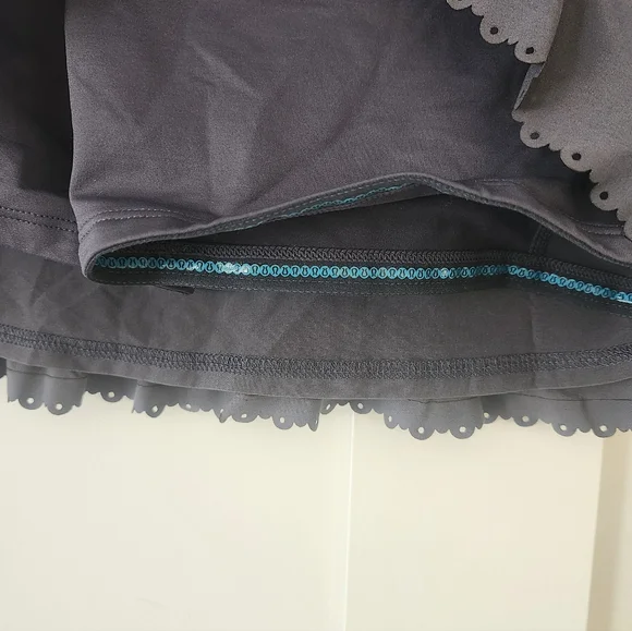 Lululemon Gray Ruffled Skirt - Picture 3 of 6